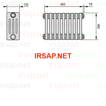 Радиатор IRSAP Tesi 40400/9 T23 CL 01
